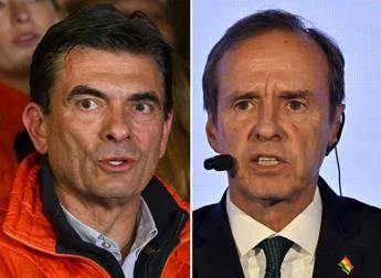 Rodrigo Paz e Tuto Quiroga  - (Afp)