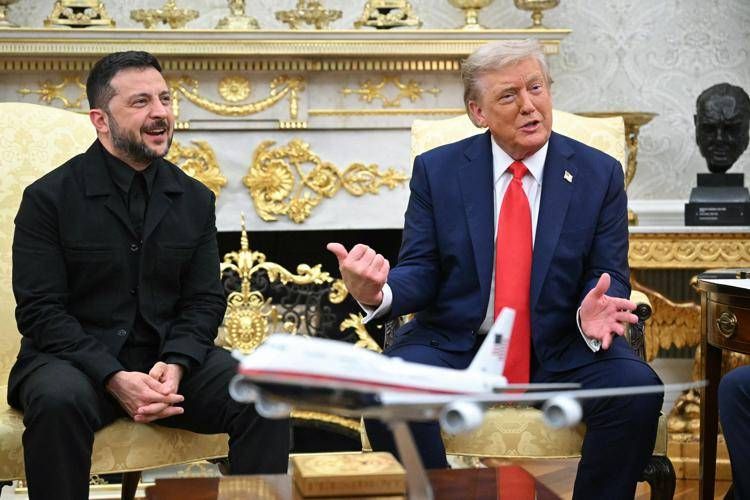 Zelensky e Trump  - Afp