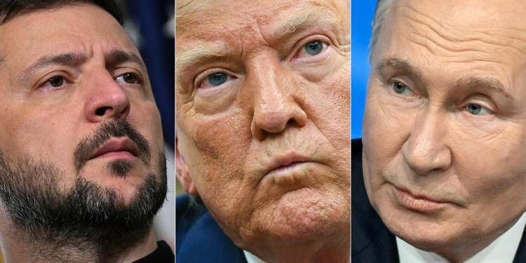 Zelensky, Trump e Putin